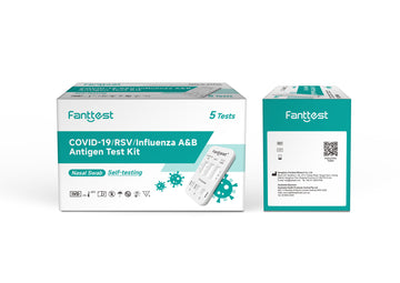 Fanttest Covid-19/RSV/Influenza A&B Antigen Test Kit 1/5 Test
