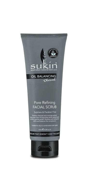 Sukin Oil Bal Char Facial Scrub 125Ml