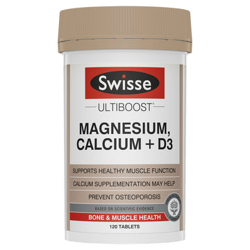 Swisse Ul/B Mag Calcium + Vit D 120Tab