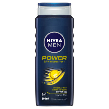 Nivea Men Shower Gel Power Refresh 500Ml