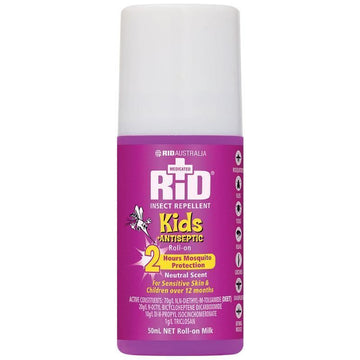 Rid Kids + Antiseptic Roll On 50Ml