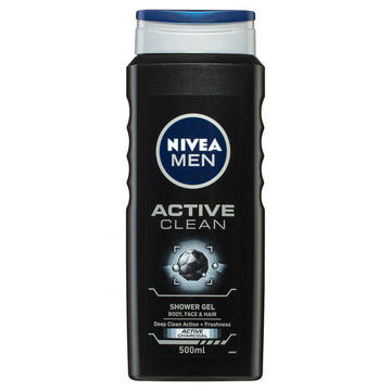Nivea Men Active Shower Gel 500Ml