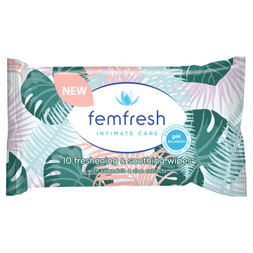 Femfresh Wipes Pocket 10Pk