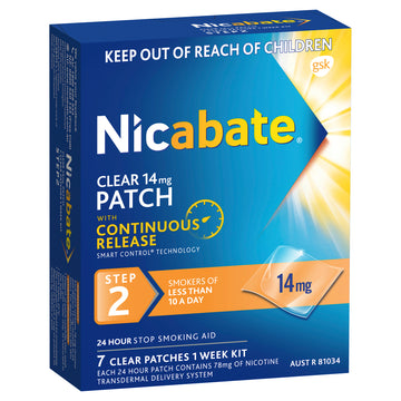 Nicabate Clr Patch 14Mg Step 2 7Pk