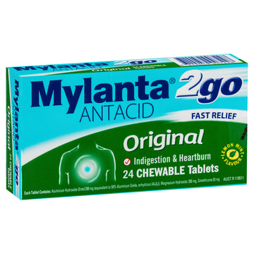 Mylanta2Go Orig Chew 24Tab