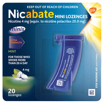 Nicabate Mini 4Mg 20 Lozenges