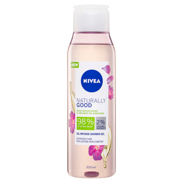 Nivea Rose Water Shower Gel 300Ml