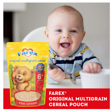 Farex Original Multigrain Cereal 125g 6+ Months Infant Baby Feeding Porridge