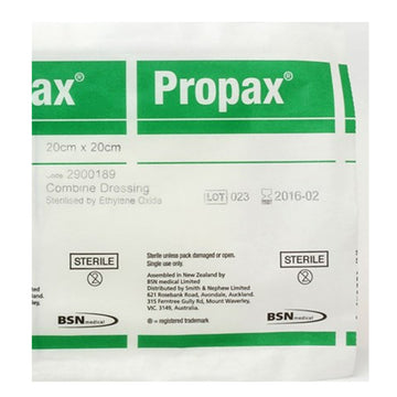 Bsn Propax Combine Sterile Dressing Bandages Gauze Plaster First Aid 20Cm x 20Cm