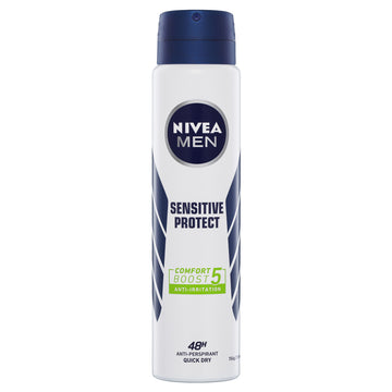 Nivea Men Sensitive Protect 48H Aerosol Ani-perspirant Deodorant Spray 250mL