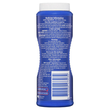 Curash Medicated Anti-rash Family Powder 100g Skin Irritation Chafing Relief