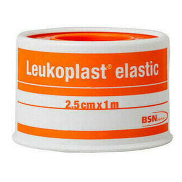 Bsn Leukoplast Elastic Tape Bandages Dressings Wound Care Tan Colour 2.5Cm x 1M