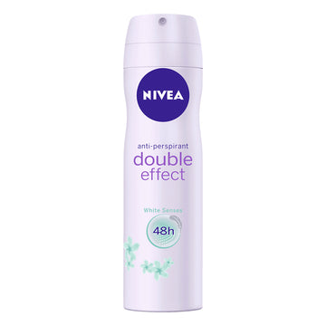 Nivea Double Effect Anti-perspirant Aerosol Deodorant Spray White Senses 250mL