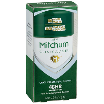 Mitchum Clinical Gel Men Cool Fresh Deodorant Antiperspirant 48H Protection 57g