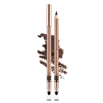 Nude By Nature Contour Eye Pencil 02 Brown Smudge Tip Liner Soft Blurred Effect