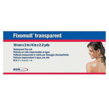 Fixomull Transparent Dressing Fixation Film Roll First Aid Waterproof 10Cm x 2M