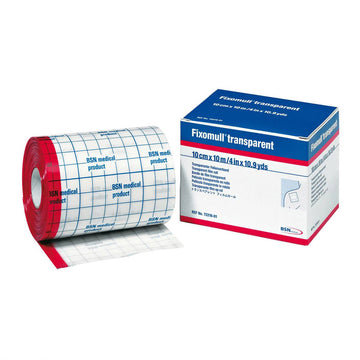 Fixomull Transparent Dressing Fixation Film Roll First Aid Waterproof 10Cm x 10M