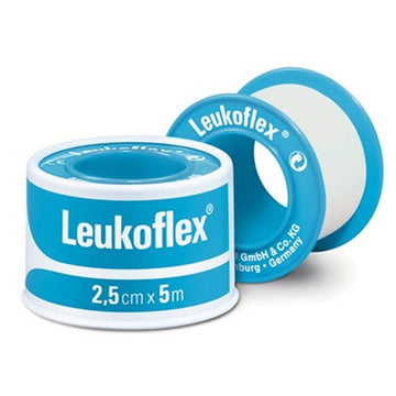 Bsn Leukoflex Surgical Tape Roll Plaster Wound Bandages Dressings 2.5Cm x 5M