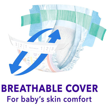 Babylove Cosifit Nappies Size 3 Crawler 6-11Kg Unisex Disposable Nappy 22 Pack