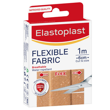 Elastoplast Flexible Fabric Plaster Breathable Waterproof Bandage Strips 10 Pack