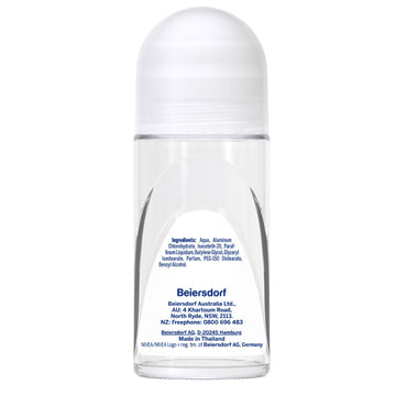 Nivea Pure Invisible Sweat Protection Roll On Deodorant 50mL 48h Anti-Perspirant