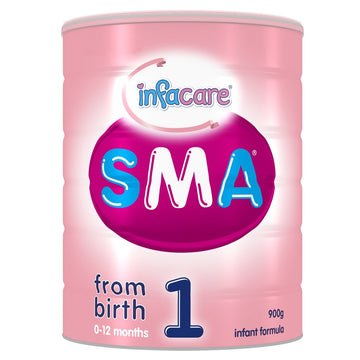 SMA Infacare 1 0-12 Months 900g Baby Infant Feeding Milk Drink Powder Formula