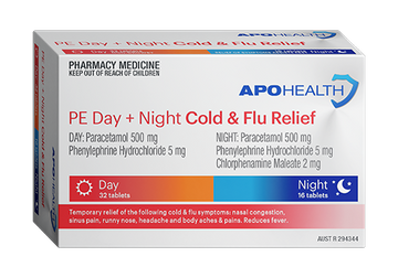 APO HEALTH Cold Relief Paracetamol Blister Pack 24 Tablets