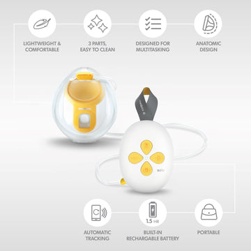 Medela Solo Hands-Free Single Electric Breast Pump 1 Each