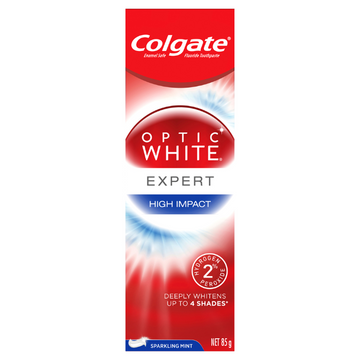 Colgate Optic White High Impact White Toothpaste Glistening Mint 85g