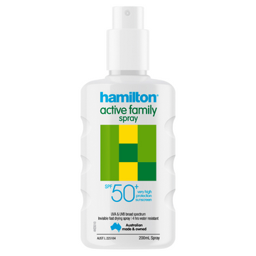 Hamilton Active Family SPF 50+ Spray 200mL