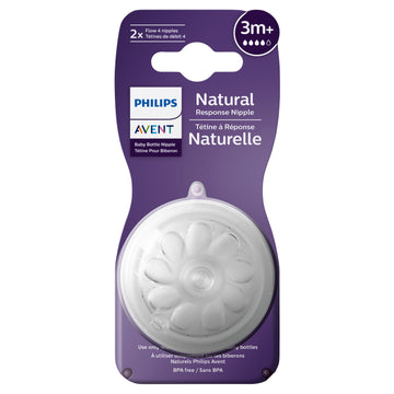 Avent Natural Response Teat 3M+ 2 Pack