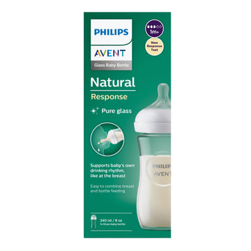 Avent Natural Response Glass Bottle 240ml