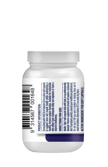 Guardian Vitamin D3 1000IU (400 Capsules)