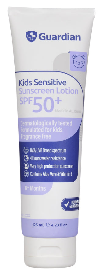 Guardian Kids Sensitive Sunscreen SPF50+ (125 mL)