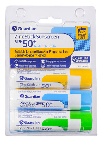 Guardian Zinc SPF50+ (12 g) (Pack of 3)