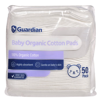 Guardian Baby Organic Cotton Pads (Pack of 50)