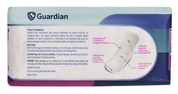 Guardian Incontinence Pads Super (Pack of 10)