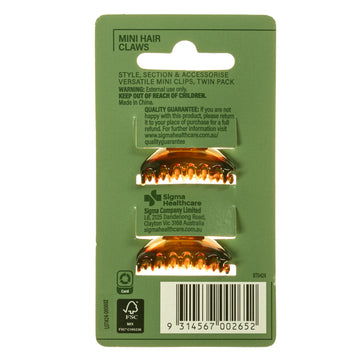 Beauty Theory Mini Hair Claw (Pack of 2)
