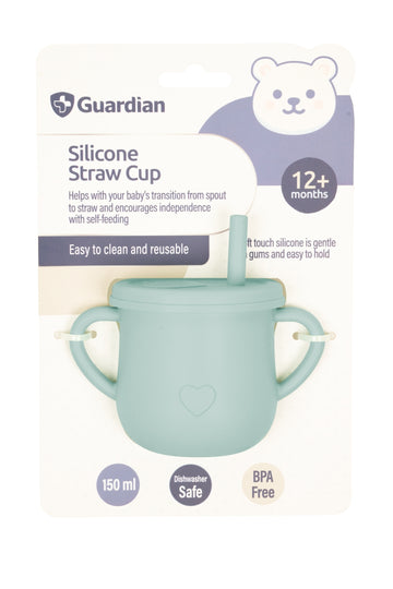 Guardian Silicone Straw Cup (Seafoam Green)