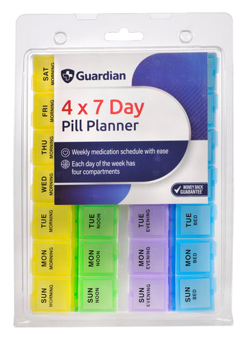 Guardian 4x7 Day Pill Planner