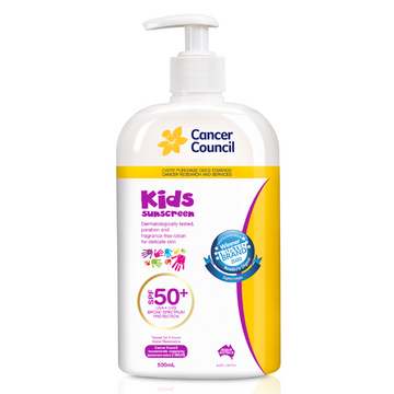 Cancer Council Kids Suncreen Pump SPF50+ 500mL