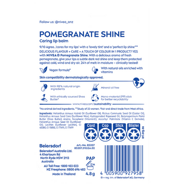 NIVEA 24h Melt-In Moisture Pomegranate Shine 4.8g