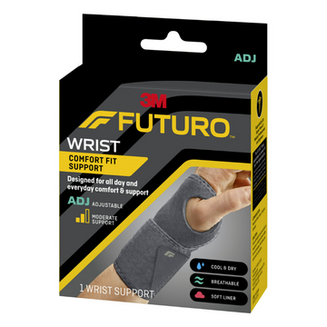 Futuro Wrist Comfort Fit Support Grey 1 Each