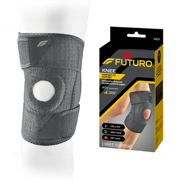 Futuro Knee Comfort Fit Support Grey 1 Each