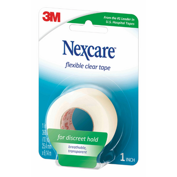 NEXCARE Flexible Clear Tape 25mm 1 Roll