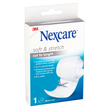 NEXCARE Soft & Stretch 8cm x 1m 1 Roll