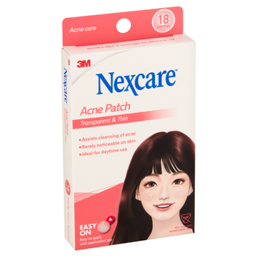 NEXCARE Acne Patch Transparent & Thin 18 Pack
