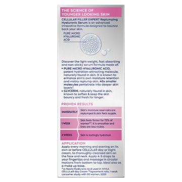 NIVEA Cellular Filler Expert Replumping Hyaluronic Serum 30mL