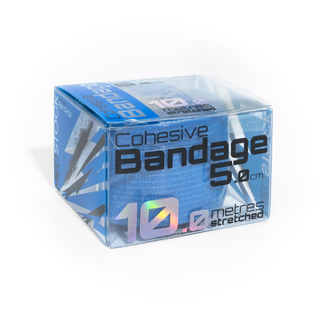 Medstock Cohesive Bandage Blue 5cm x 10m 1 Roll