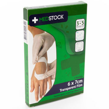 Medstock Transparent Film Film 6cm x 7cm 5 Pack